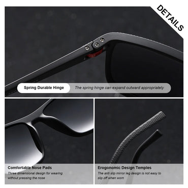 BARCUR Original Trendy White Pink Polarized Sunglasses Lightweight Comfort Square PC Eyewear for Women Sports UVA & UVB Protection Trendy Sun Glasses for Summer