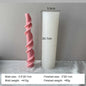Geometric Spiral Long Rod Silicone Candle Mold for Handmade Aroma Candles & DIY Candle Making Supplies