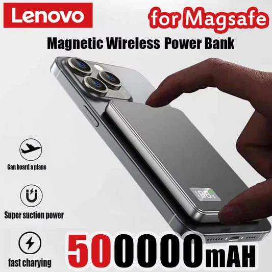 Magnetic Wireless Power Bank 50,000mAh PD25W Slim Portable Charger for MagSafe iPhone & Samsung