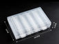 100-Pack Clear Round Coin Capsules with Storage Case, Coin Protection for Collectors and Gifts