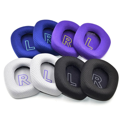 Gaming Headset Replacement Ear Pads & Headband — Soft Foam Leather Cushions, Quick-Install