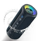40W Portable Bluetooth Speaker - IPX7 Waterproof, Deep Bass, 30H Playtime, LED Light Show, 3 EQ Modes, Bluetooth 5.3, TF/AUX