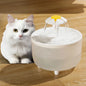 USB Silent 1L (34 fl oz) Pet Water Fountain – Automatic Filtered Drinking Dispenser for Cats & Small Dogs