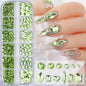 12 Grids Mixed Nail Rhinestones - SS6-SS30 Flat-Back Glass Gems for Nail Art