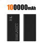 120W 200000mAh Power Bank Portable Fast Charging Battery Pack with LED Digital Display USB-C 2-Way Quick Charge