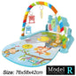 Baby Fitness Play Gym with Music & Piano Mat
