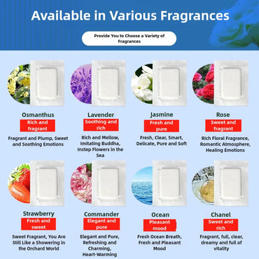 Car Air Vent Aromatherapy Tablets — Solid Fragrance Pads for Air Vents, 10/50/100/500 Pack