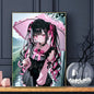 Cartoon Cute ANIME J-Jirai Kei Poster Sticky Wall Art Printing Waterproof Home Living Bed Room Bar Aesthetic Decor