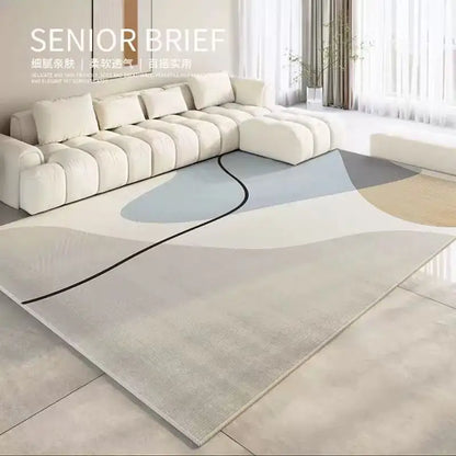 VIKAMA Modern Geometric Carpet Living Room Sofa Coffee Table Mat Room Decoration Bedroom Wardrobe Large Area Carpet