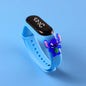 Kids Touch LED Waterproof Digital Watch for Girls – Silicone Sports Bracelet, Shock Resistant, Backlight