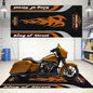 VIKAMA Motorcycle Display Floor Mat, Dirt-Resistant Home Decoration, Corridor And Passageway Carpet, Room Bedside Blanket