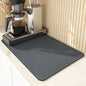 Absorbent Diatom Mud Dish Drying Mat – Non-Slip Quick-Dry Kitchen & Bathroom Drain Pad