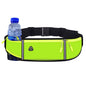 Lightweight Running Waist Bag with 3 Waterproof Pockets – Phone & 350ml Water Bottle Holder, Reflective, 41×11 cm (16.1×4.3 in)