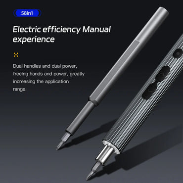 58-in-1 Rechargeable Cordless Precision Screwdriver Kit for Phone & Watch Repair