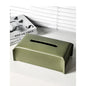 New Woven Tissue Box Leather Napkin Case Luxury Paper Cover Car Living Tissue Paper Holder Desktop Home Tabletop Decoration