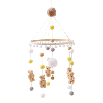 Baby Wooden Bed Bell Bracket Mobile Holder