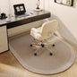 VIKAMA Study Floor Mat Computer Desk Roller Chair Swivel Chair Mat Arched Bedroom Bedside Dressing Table Carpet Home Decoration
