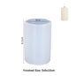 Cylinder Silicone Mold for 3D Scented Candle and Soap Making - DIY Resin, Wax & Plaster Crafts