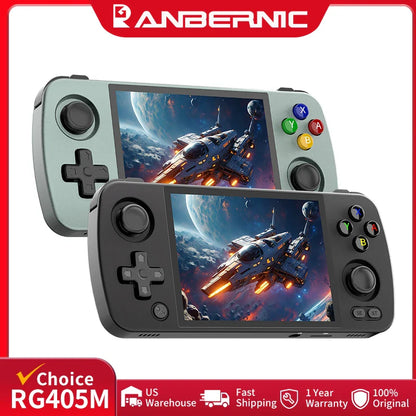 4.0-inch (10.16 cm) Android Handheld Gaming Console – Metal Shell IPS Touchscreen, 128GB, 3000+ Retro Games