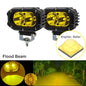 4 in (100 mm) LED Pod Light - Combo Spot + Flood Beam 9-30V Driving Work Fog Light for Car Motorcycle ATV UTV SUV Off-Road 4x4 Boat Truck