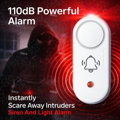Zigbee Siren Alarm Smart Home Vibration Sensor Detection Security Alert TUYA Smart Life&Zigbee 2mqtt Version Work With Gateway