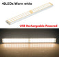 LED Under Cabinet Night Light Motion Sensor Closet Light Kitchen Bedroom Lighting Wall Lamp With Magnetic Strip USB Rechargeable
