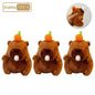Plush Capybara Keychain – Cute Persimmon Wagging Tail Pendant Toy