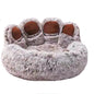 Fluffy Winter Pet Bed Large Plush Dog & Cat Sofa Bed Kennel Mat Cozy Puppy Basket
