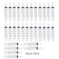 20ml Reusable Plastic Measuring Syringe Pack (5/10/20/30) - Hydroponics Nutrient, Oil Pump & Pet Medicine Feeder