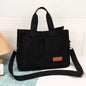 Corduroy Large Women's Tote Bag 13.4 x 9.8 x 5.5 in (34 x 25 x 14 cm) Shoulder Crossbody Commuter Handbag