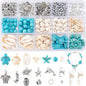 Ocean Summer Friendship Bracelet Making Kit – DIY Clay Beads Set for Jewelry, Bracelets, Necklaces & Earrings