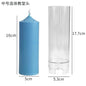 3D Spire Cylinder Candle Mold - Vintage Church Head DIY Candle Making Kit (Acrylic/Plastic)