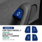 Premium Italian Alcantara Suede Door Switch Trim Cover - Interior Car Accessories (4-Pack)