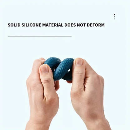 Silicone Hand Grip Strengthener Ring – Finger & Forearm Strength Trainer