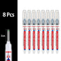 Waterproof Long-Head Deep-Hole Marker Pens 20mm Tip — Permanent Oil Ink for Metal, Wood & Carpentry (Black, Blue, Red, Green)