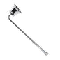 Bell-Shaped Metal Candle Snuffer — Gold Black Silver, 18 cm (7.1 in) Handle Vintage Candle Extinguisher for Home & Spa