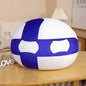 Polandball Countryball Plush Keychain 10 cm (3.9 in) 70 Designs Country Ball Pendant Stuffed Toy for Kids