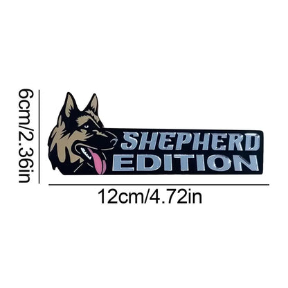 Funny Dog Acrylic Car Badge Sticker