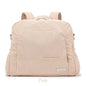 Large Corduroy Diaper Backpack for Mom – Spacious Baby Changing Bag with Multiple Pockets