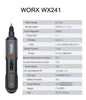 4V Mini Cordless Precision Screwdriver Set, USB Rechargeable — 30-Bit Kit with Quick-Release & LED Options