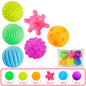 6Pcs Textured Multi Ball Set for Baby Tactile Training