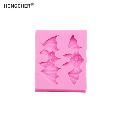 Halloween Bat Silicone Mold, 8.8 × 7.1 × 1.4cm