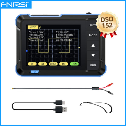 FNIRSI DSO152, DSO153 and DSO510 Handheld Digital Oscilloscope - Portable Mini Oscilloscope for Electronics Repair and Testing