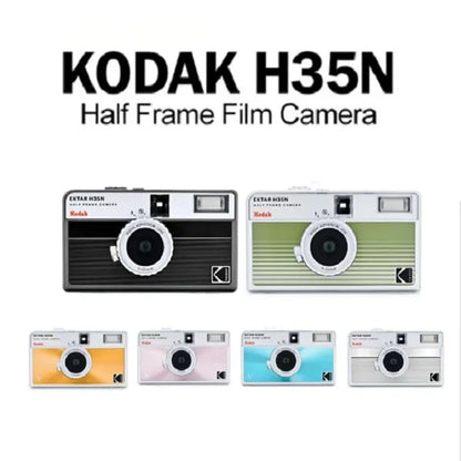 Half-Frame 35mm Film Camera with Built-in Flash, Star Filter & Bulb Shutter
