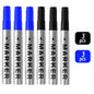 Waterproof Black Permanent Paint Marker - Quick-Dry Oil-Based Pen for Tires, Metal & Glass