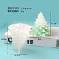 3D Christmas Tree Silicone Mold for Candle Making, Soap, Resin & Baking DIY Holiday Craft Kit