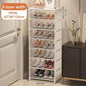 Multi-Layer Stackable Shoe Cabinet Shoes Storage Rack foldable free combination shoe rack For Entry Wall Corner Shoes Shelf