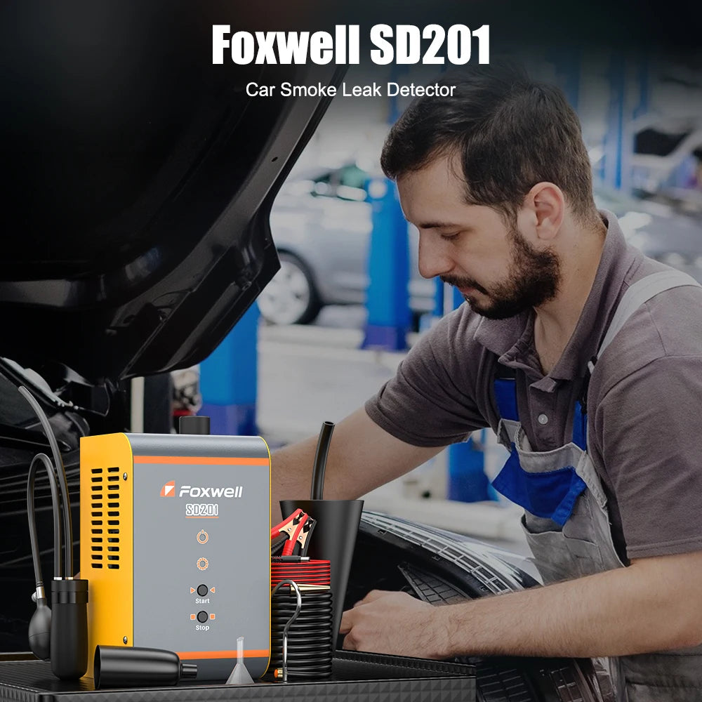 FOXWELL SD201 12V Automotive Smoke Leak Detector for EVAP Testing