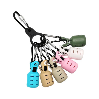 6-Pack Squid Jig Bait Protector Kit — Egi Hook Covers with Carabiner, Webfoot Octopus and Cuttlefish Lure Caps
