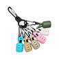 6-Pack Squid Jig Bait Protector Kit — Egi Hook Covers with Carabiner, Webfoot Octopus and Cuttlefish Lure Caps